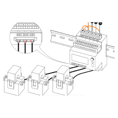 RD-HDK-3CT - Raedian Smart Meter - Compatibile con NEX e GEMINI - Monofase e trifase | Fino a 100A - Comunicazione LORA - Montag