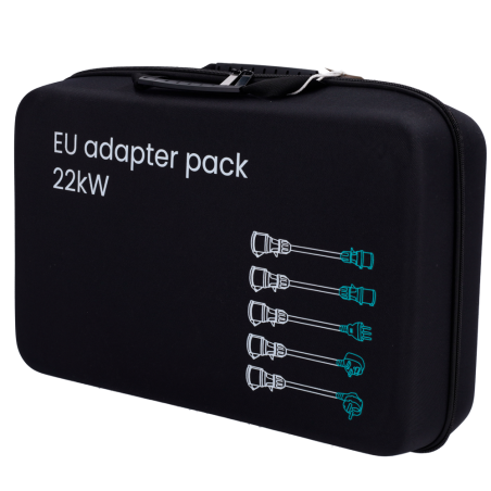 RD-NCB22-EU - Pack adattatore per cavi - Per prese domestiche Tipo E/F, Tipo G, Tipo L - Compatibile con la colonnina di ricaric