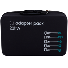 RD-NCB22-EU - Pack adattatore per cavi - Per prese domestiche Tipo E/F, Tipo G, Tipo L - Compatibile con la colonnina di ricaric