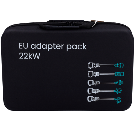 RD-NCB22-EU - Pack adattatore per cavi - Per prese domestiche Tipo E/F, Tipo G, Tipo L - Compatibile con la colonnina di ricaric