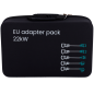 RD-NCB22-EU - Pack adattatore per cavi - Per prese domestiche Tipo E/F, Tipo G, Tipo L - Compatibile con la colonnina di ricaric