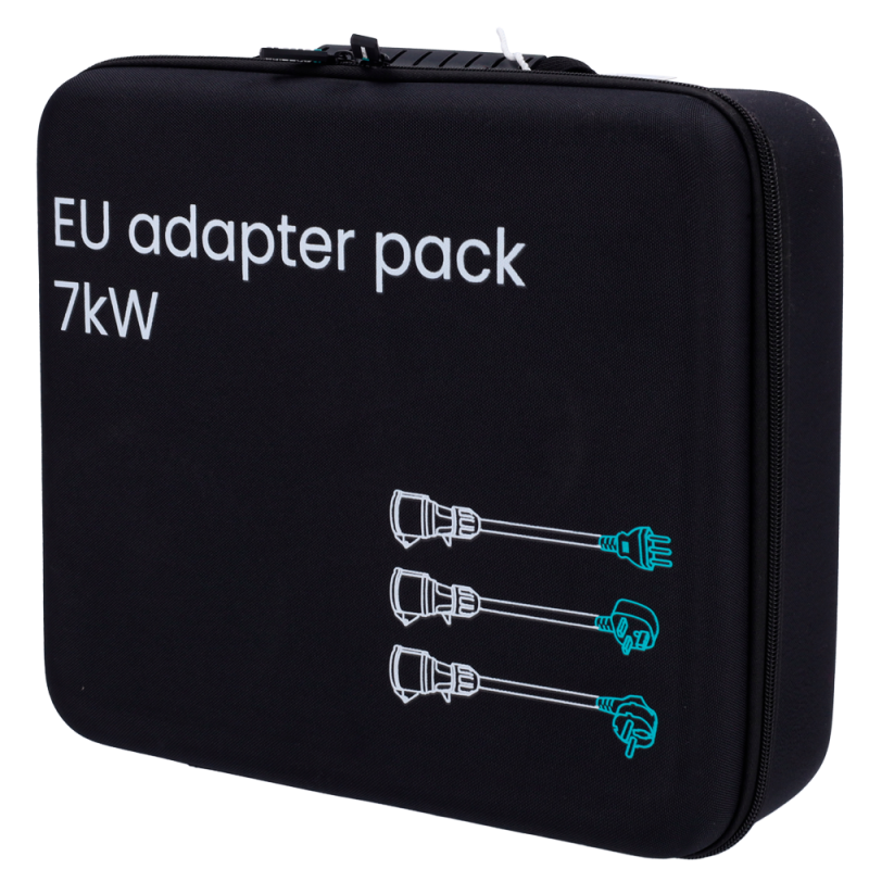 RD-NCB7-EU - Pack adattatore per cavi - Per prese domestiche Tipo E/F, Tipo G, Tipo L - Compatibile con la colonnina di ricarica