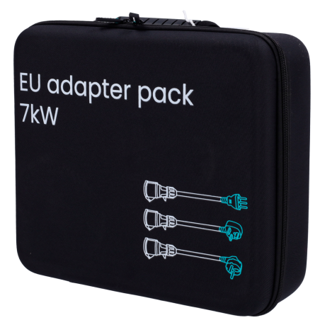 RD-NCB7-EU - Pack adattatore per cavi - Per prese domestiche Tipo E/F, Tipo G, Tipo L - Compatibile con la colonnina di ricarica