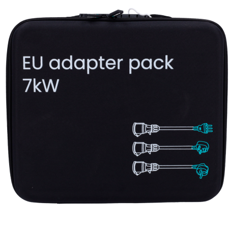RD-NCB7-EU - Pack adattatore per cavi - Per prese domestiche Tipo E/F, Tipo G, Tipo L - Compatibile con la colonnina di ricarica