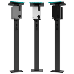 RD-NEO-PDST-DS-H-B - Piedistallo per colonnina di ricarica per auto elettriche - Compatibile con RAEDIAN NEO/NEX/NORA - Piedista