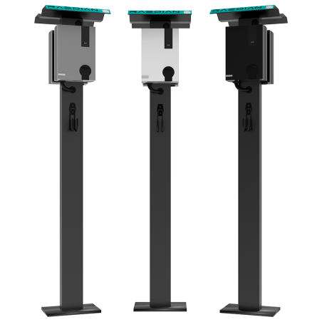 RD-NEO-PDST-DS-H-B - Piedistallo per colonnina di ricarica per auto elettriche - Compatibile con RAEDIAN NEO/NEX/NORA - Piedista