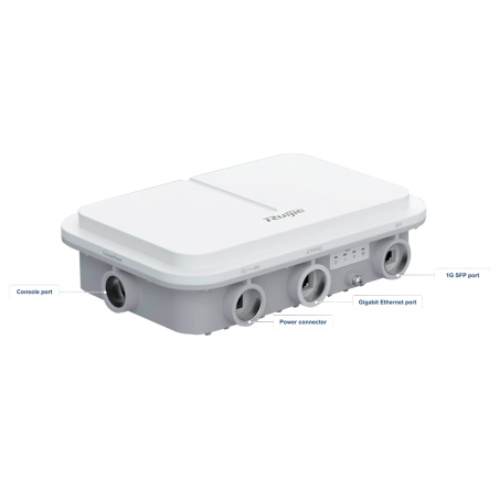RG-AP680-L - Ruijie - AP Omnidirezionale Wi-Fi 6 - Adatto per uso esterno IP68 - Supporta 802.11a/b/g/n/ac/ax - Velocità di tras