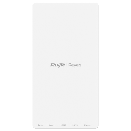 RG-APF1250 - Reyee e-Lighten PON - AP Wi-Fi Omnidirezionale a Parete 5 - Supporta 802.11 b/g/n/ac Wave 1 e 2 2.4GHz e 5GHz - Vel