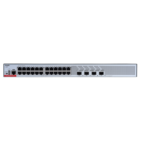 RG-CS83-24GT4XS-P - Ruijie Switch Cloud Managed L3 - 24 porte PoE RJ45 + 4 porte SFP+ - 24 Porte 100/1000M + 4 Porte 1/10G - VLA