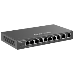 RG-EG210G-P-V3 - Reyee Router PoE Controller Cloud - 8 Porte PoE+ RJ45 GE + 2 Porte RJ45 GE - 10 Porte RJ45 10/100 /1000 Mbps - 