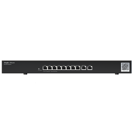 RG-EG310GH-E - Reyee Router Controller Cloud - 9 Porte LAN + 1 Porta WAN - 10 Porte RJ45 10/100 /1000 Mbps - Supporta fino a 4 W
