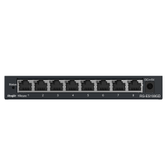 RG-ES108GD - Reyee Switch da Tavolo - Alloggiamento in Metallo - 8 porte RJ45 - Velocità 10/100/1000 Mbps - Plug and Play - Tecn