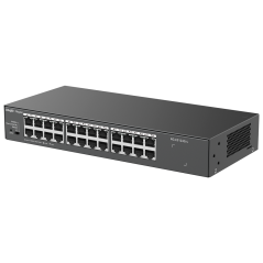 RG-ES124G-L - Reyee Switch da Tavolo - Alloggiamento in Metallo - Montaggio su rack - 24 porte RJ45 - Velocità 10/100/1000 Mbps 