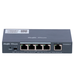 RG-ES205GC-P - Reyee Switch PoE Cloud Managed - 4 porte PoE 802.3af/at + 1 Uplink RJ45 - 4 RJ45 10/100/1000Mbps + 1 RJ45 10/100/