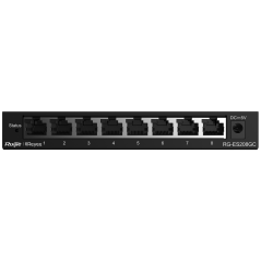 RG-ES208GC - Reyee Switch Cloud - 8 porte RJ45 Gigabit - Velocità della porta 10/100/1000 Mbps - Plug &amp Play - VLAN/Port Isol
