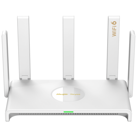 RG-EW3000GX - Reyee Router Gigabit Mesh Wi-Fi 6 AX3000 - 5 Porte RJ45 10/100/1000 Mbps - 802.11ax 2x2 e dual-band 2.4 e 5 GHz - 