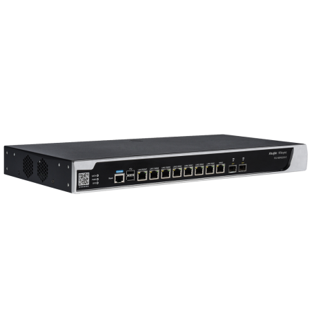 RG-NBR6205-E - Ruijie Router Cloud - 8 Porte Gigabit + 2 Porte SFP Gigabit - Router + Funzioni Firewall - Supporta fino a 9 WAN 