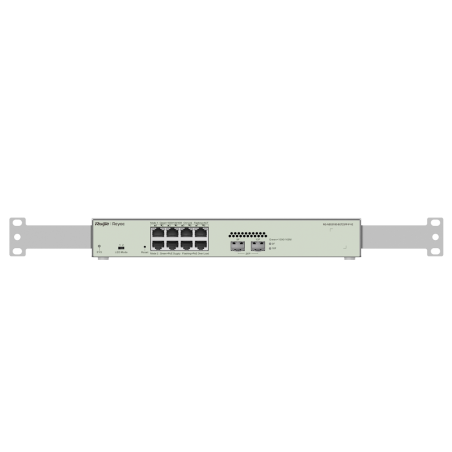 RG-NBS3100-8GT2SFP-P-V2 - Reyee Switch PoE Cloud Layer 2 - 8 porte PoE+ Gigabit+ 2 SFP Gigabit - 30W per porta 802.3af/at / Mass