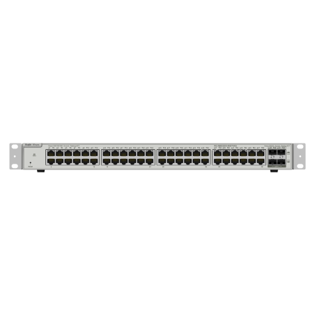 RG-NBS3200-48GT4XS - Reyee Switch Cloud Layer 2+ - 48 porte RJ45 Gigabit - 4 porte SFP+ 10 Gbps - Static LAG/DHCP Snooping/IGMP