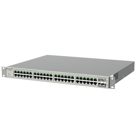 RG-NBS5200-48GT4XS-UP - Reyee Switch Hi-PoE Cloud Layer 3 - 48 porte PoE RJ45 Gigabit + 4 SFP+ 10Gb - 40 Porte PoE+ (30W) + 8 Hi