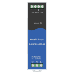 RG-NIS-PA120-54 - Alimentatore industriale Reyee - Uscita DC 54 V 2,2A / 120 W - 2 uscite DC - Voltaggio in entrata 100 V ~ 240