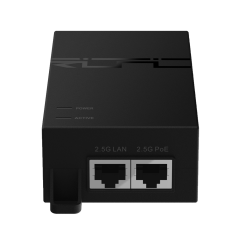 RG-POE-50-60W-MG - Ruijie - Iniettore Hi-PoE IEEE802.3bt - Porte RJ45 MultiGigabit 10/100/1000/2500 Mbps - Potenza 60 W - Distan