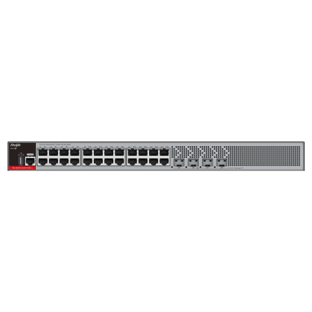 RG-S2915-24GT4MS-L - Ruijie Switch Cloud Managed L2+ - 24 porte RJ45 + 4 porte SFP 2.5 - Velocità 24 x10/100/1000Mbps + 4 x1000/