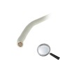 RG59U-100 - Cavo coassiale Micro RG59 - Video - Bobina da 100 metri - Cover colore bianco - Diametro esterno 3.5 mm - Poche perd