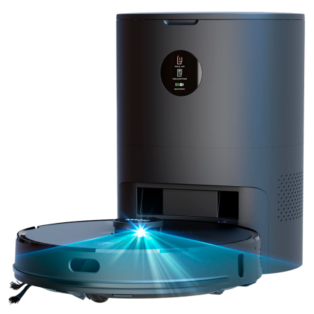 RV-L21S-A-IMOU - Imou Robot Aspirapolvere RV1 Pro Max - 6500Pa / 6400 mAh - Spazza, aspira e lava - Pulizia automatica - Power S