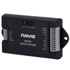 SAC921 - Controller di accesso - Scheda o PIN - 1 porta | Comunicazione TCP/IP e WiFi - 1 lettore per Wiegand | 2 lettori per OS