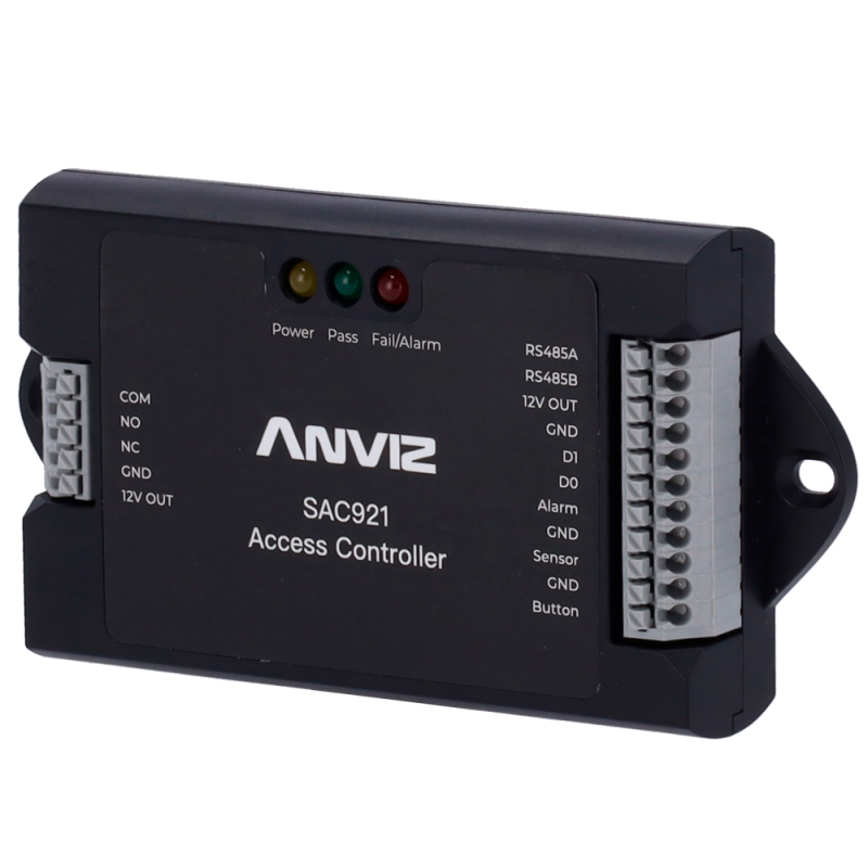 SAC921 - Controller di accesso - Scheda o PIN - 1 porta | Comunicazione TCP/IP e WiFi - 1 lettore per Wiegand | 2 lettori per OS SAC921 - Controller di accesso - Scheda o PIN - 1 porta | Comunicazione TCP/IP e WiFi - 1 lettore per Wiegand | 2 lettori per OS