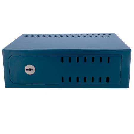 SAFETYBOX-DVR-15 - Cassaforte per DVR - Specifico per TVCC - Per DVR da 1U rack - Serratura meccanica - Con ventole e passacavi 