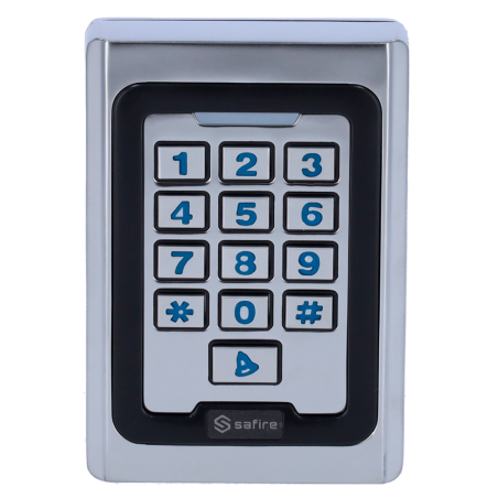 SF-AC102-MF - Controllo accessi autonomo - Accesso tramite scheda MF e PIN - Uscita relè, pulsante e campanello - Wiegand 26 - T