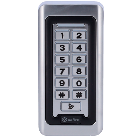SF-AC110-WIFI - Controllo accessi autonomo - Accesso tramite scheda EM, PIN e APP - Uscita relè, pulsante e campanello - Wiegand