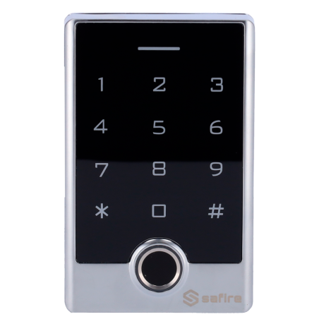SF-AC122-F-WIFI - Controllo accessi autonomo - Accesso tramite impronte digitali, scheda EM, PIN e APP - Uscita relè e pulsante