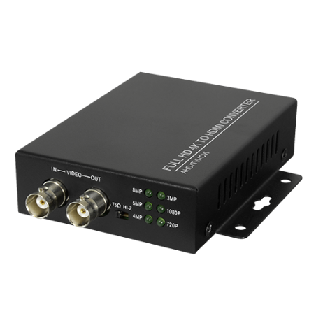 SF-BNC4K-HDMI - Convertitore BNC a HDMI - 1 entrata BNC - 1 uscita HDMI 1080p - 1 uscita BNC (loop con BNC in) - Risoluzione usc