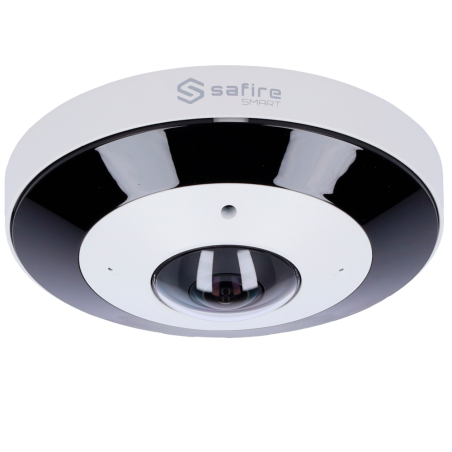 SF-IPD360A-12I1 - Safire Smart - Telecamera Dome IP Fisheye gamma I1 - Risoluzione 12 Megapixel (4000x3000) - Ottica 1.65 mm, gr