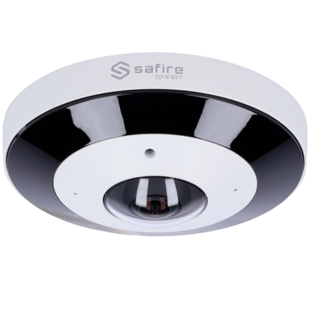 SF-IPD360A-6I1 - Safire Smart - Telecamera Dome IP Fisheye gamma I1 - Risoluzione 6 Megapixel (2160x2160) - Ottica 1.1 mm, grand