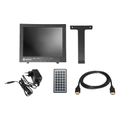 SF-MNT10BNC-XGA - Monitor SAFIRE LED 10" - Progettato per la videosorveglianza - Formato 4:3 - VGA, HDMI, BNC loop e audio - Ris