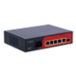 SF-SW0604HIPOE-GF-65 - Safire Switch Hi-PoE - 4 porte PoE + 1 Uplink RJ45 + 1 Uplink SFP - Velocità porte Gigabit 10/100/1000Mbp SF-SW0604HIPOE-GF-65 - Safire Switch Hi-PoE - 4 porte PoE + 1 Uplink RJ45 + 1 Uplink SFP - Velocità porte Gigabit 10/100/1000Mbp