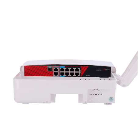 SF-SW1108HIPOE-HF-120-OUT - Switch PoE da esterno - 6 RJ45 PoE+ 2 RJ45 Hi-PoE 2 RJ45 Uplink 1 SFP - 6 x 10/100 Mbps 4 x Gigabit 