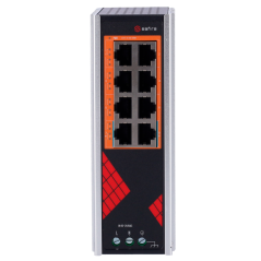 SF-SWI08HIPOE-G-AC-130-DIN - Safire Switch Industriale Alimentazione AC 90~264V - 8 porte Gigabit 10/100/1000Mbps - 6 Porte PoE+