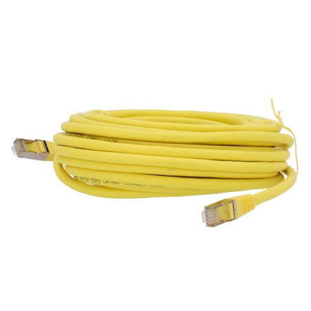 SFTP6A-H-2Y - Cavo SFTP - Ethernet - Connettori RJ45 - Categoria 6A - 2 m - Colore Giallo
