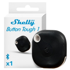 SH-BLU-BUTTON-TOUGH-1-B - Shelly Blu Button Tough 1 Nero - Bluetooth - Consente di controllare gli elettrodomestici - Resistente