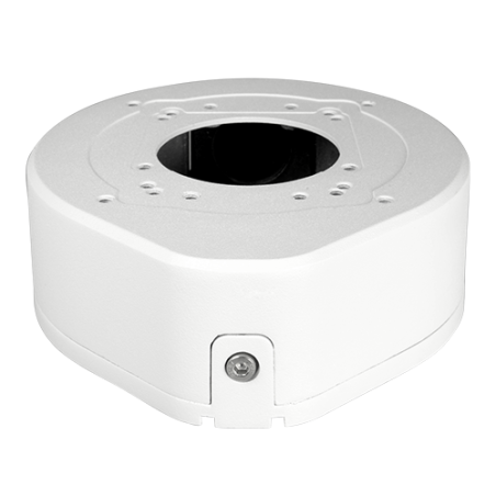 SP205DM - Scatola di giunzione - Per telecamere dome - Adatto per esterni - Installazione a tetto o parete - Passacavo - Colore 