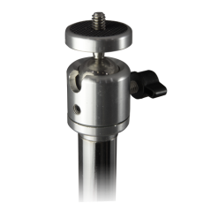 SP8018-BASE - Supporto con pedana per telecamera - Estensibile 99~135 cm - Giunto Sferico con Rotazione di 360º - Passacavi - Ba