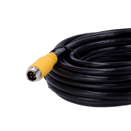ST-4PIN-AHD-30 - Streamax - Cavo per telecamere AHD - Connettore M12 tipo aviazione - 4 Pin - Lunghezza 3m - Maschio - Femmina