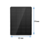 SUN-5V-3W - Pannello solare da 3W - Per telecamere IP a batteria - Monocristallino ad alta efficienza - Uscita Micro USB DC5V - 