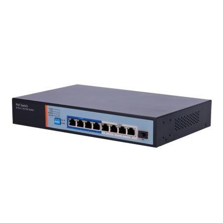 SW98HIPOE-2AZXF-150 - Switch Hi-PoE Multigagibit 2,5Gbps - 8 porte PoE + 1 Uplink SFP 10G - Velocità porte 2,5/1Gbps - 8 Porte P