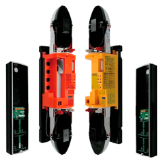 TA-TXF-125E-KH - Rilevatore di barriera a infrarossi - Compatibile con il trasmettitore radio - Cablaggio | 4 raggi | Funzione A
